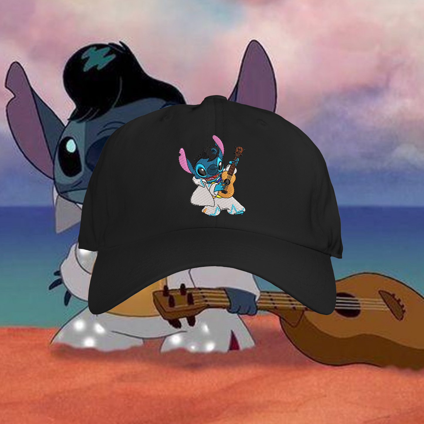 Elvis Stitch Dad Hat