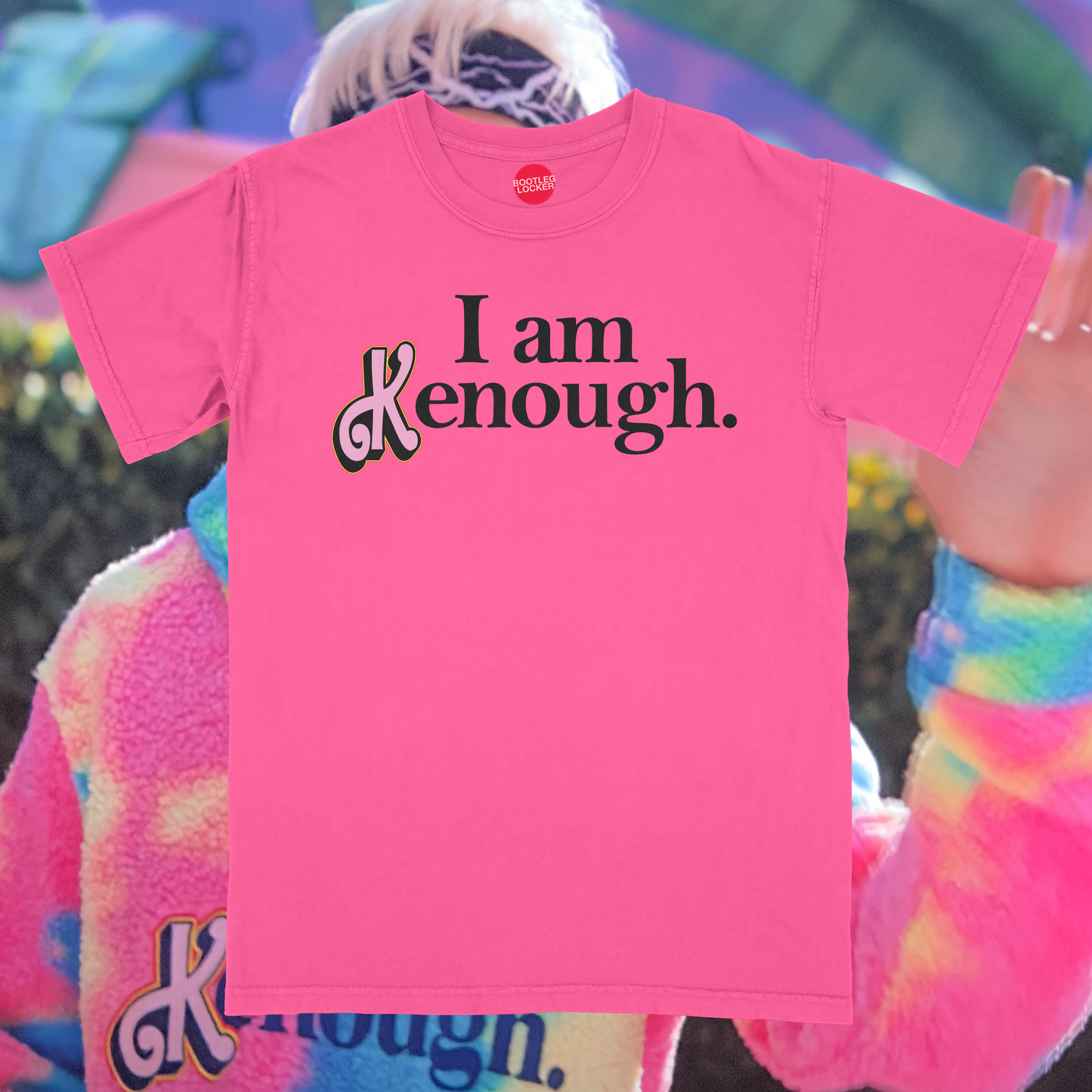 I am Kenough Tee Pink